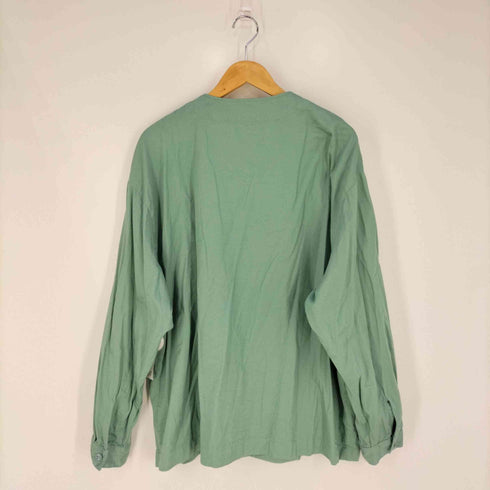 ビッグマイク BIG MIKE NO COLLARE TWIL SHIRT JKT メンズ XL