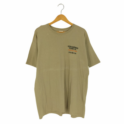 ジャージーズ JERZEES 企業ロゴ 両面プリント クルーネックTシャツ メンズ import:XL