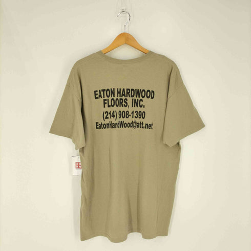 ジャージーズ JERZEES 企業ロゴ 両面プリント クルーネックTシャツ メンズ import:XL
