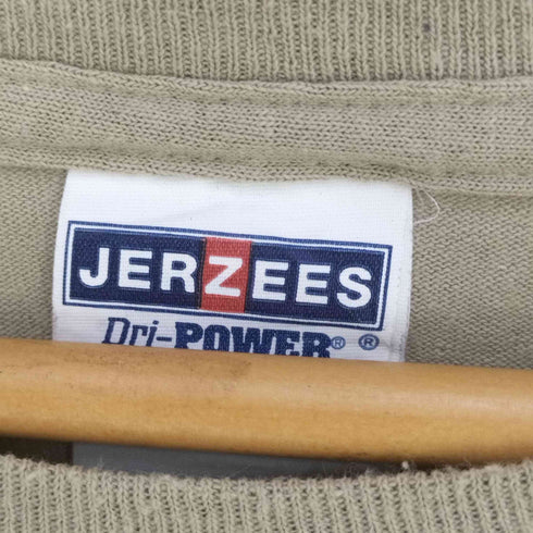 ジャージーズ JERZEES 企業ロゴ 両面プリント クルーネックTシャツ メンズ import:XL