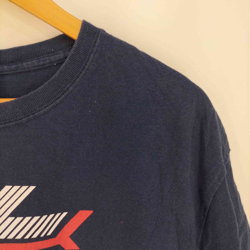 ギルダン GILDAN 企業ロゴ 両面プリント クルーネックTシャツ メンズ import:L