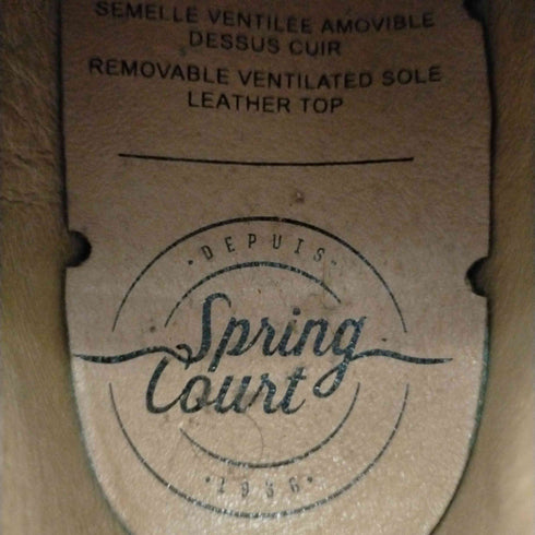 スプリングコート Spring Court ハイカット レザースニーカー レディース JPN:38