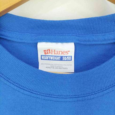 ヘインズ Hanes メキシコ製 バスケットボールチーム ラバープリント ナンバリング Tシャツ メンズ import:XL