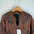 ディーゼルブラックゴールド DIESEL BLACK GOLD デザインカウレザージャケット レディース JPN:XS