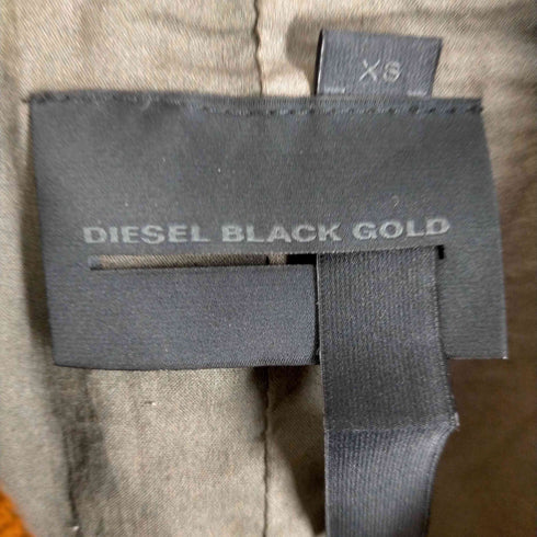 ディーゼルブラックゴールド DIESEL BLACK GOLD デザインカウレザージャケット レディース JPN:XS