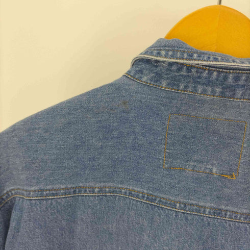 WORTH WEAR WORKS Levis ボディ ドッキング リメイク デニム シャツ ワンピース レディース import:L
