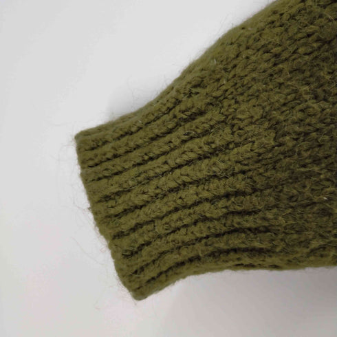 ザラ ZARA COMBINATION KNIT WOOL CARDIGAN レディース import:L