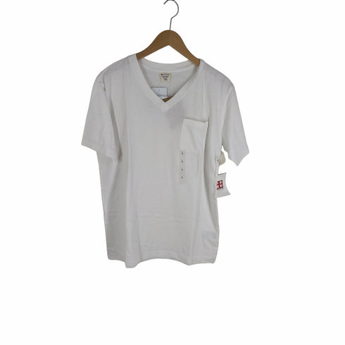 チャンピオン Champion USAコットン無地VネックポケットTシャツ メンズ JPN:L