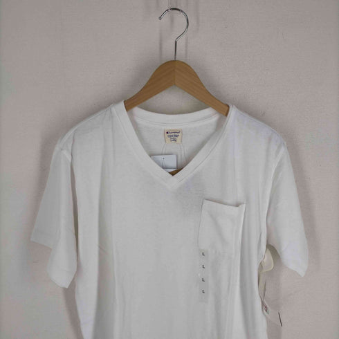 チャンピオン Champion USAコットン無地VネックポケットTシャツ メンズ JPN:L