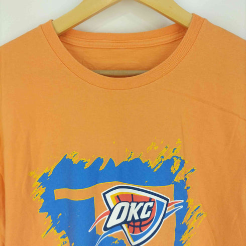 NBAチームロゴプリント クルーネックTシャツ メンズ