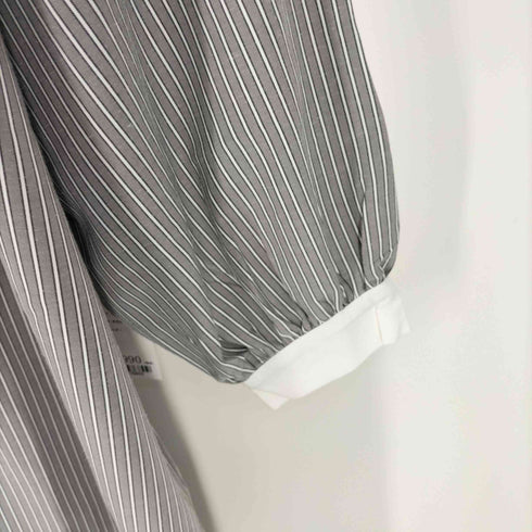 ナティム natiam ボリューム ストライプ ワンピース レディース