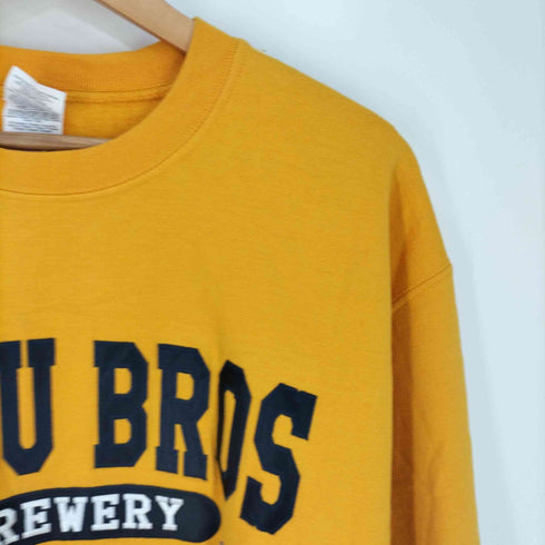 ギルダン GILDAN BRAU BROS BREWERY 刺繍 クルーネックスウェット メンズ import:M