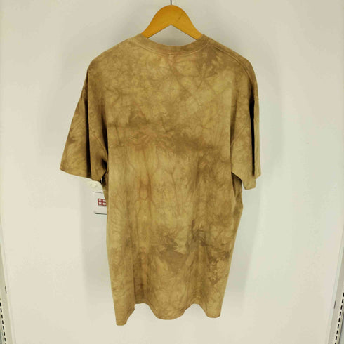 ザマウンテン the mountain USA製 WOLF 狼 大判 アニマル プリント S/S Tシャツ メンズ import:XL