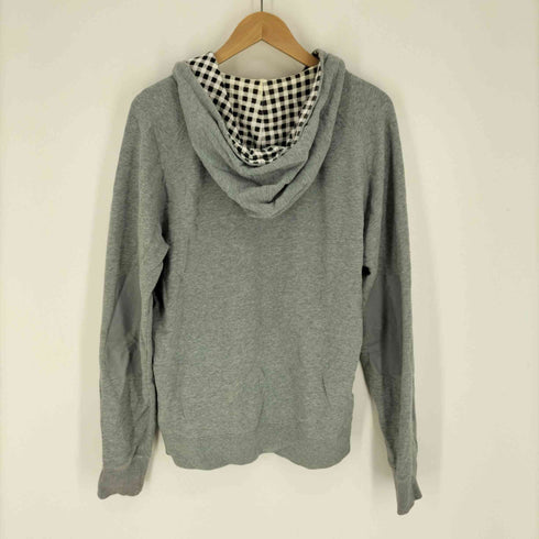 ステューシー Stussy フード裏 チェック ジップアップ パーカー メンズ import:M