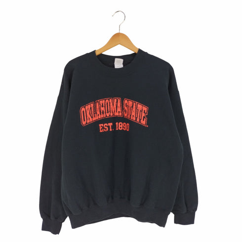 ギルダン GILDAN カレッジロゴ プリント クルーネックスウェット メンズ import:L