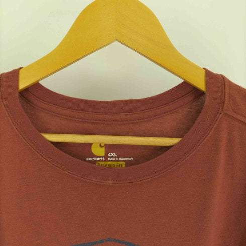 カーハート Carhartt RELAXED FIT ロゴ プリント S/S Tシャツ ビッグサイズ 4XL メンズ 4XL