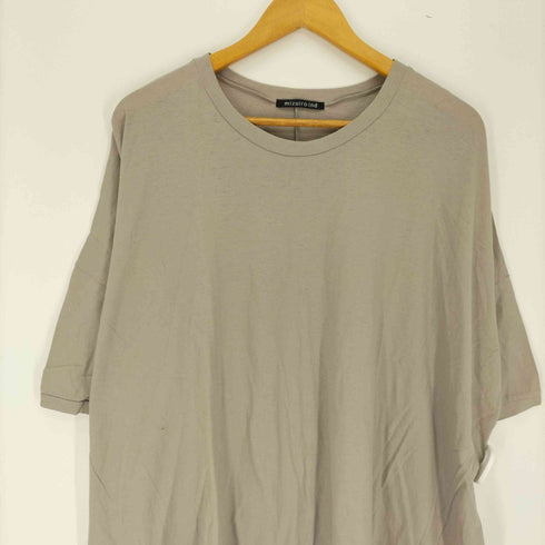 ミズイロインド mizuiro ind ビッグシルエット クルーネック S/S カットソー レディース