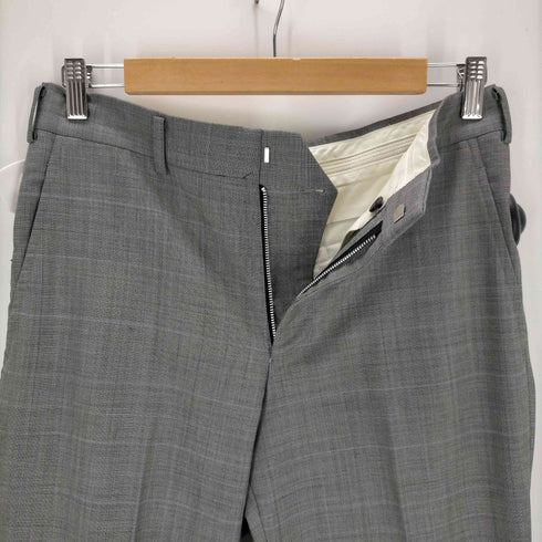 コムデギャルソンオムドゥ COMME des GARCONS HOMME DEUX AD2012 ウール グレンチェック ノータックスラックス メンズ JPN:S