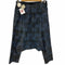ブラックコムデギャルソン BLACK COMME des GARCONS AD2009 総柄 デニムサルエルパンツ メンズ JPN:XS