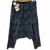 ブラックコムデギャルソン BLACK COMME des GARCONS AD2009 総柄 デニムサルエルパンツ メンズ JPN:XS