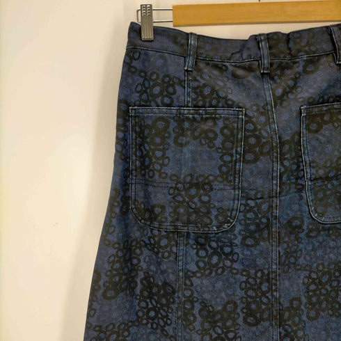 ブラックコムデギャルソン BLACK COMME des GARCONS AD2009 総柄 デニムサルエルパンツ メンズ JPN:XS