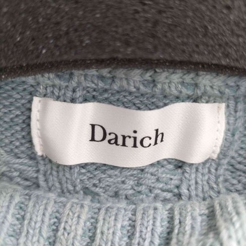 ダーリッチ Darich ハートカットケーブルニットトップス レディース FREE