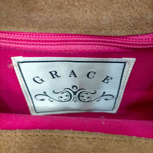 グレース grace マーブルファーハンドバッグ レディース