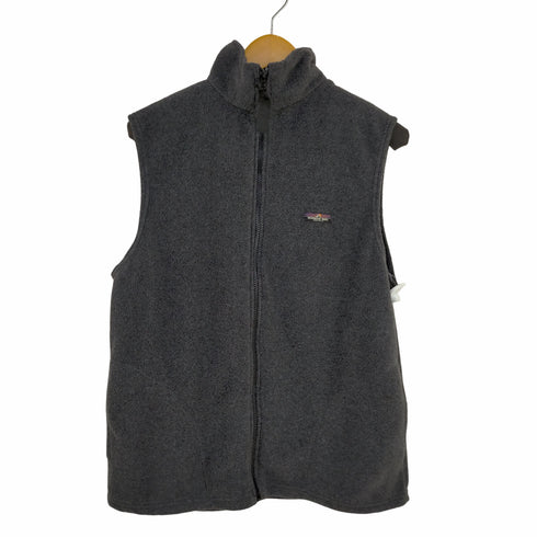 SUNRISE MILL MADE IN USA フロントロゴ ハイネックフリースベスト メンズ import:L