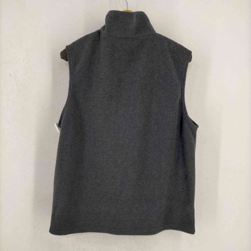 SUNRISE MILL MADE IN USA フロントロゴ ハイネックフリースベスト メンズ import:L