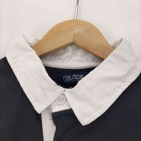 ノーティカ NAUTICA 21SS TOO BIG HEAVY Oversized Rugger Shirt ラガーシャツ メンズ import:M