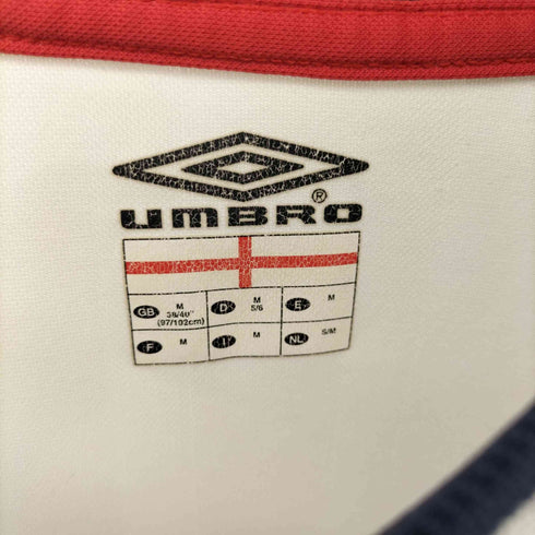 アンブロ UMBRO 2002SS Y2K イングランド AUTHENTIC LICENSED ユニフォーム メンズ import:M