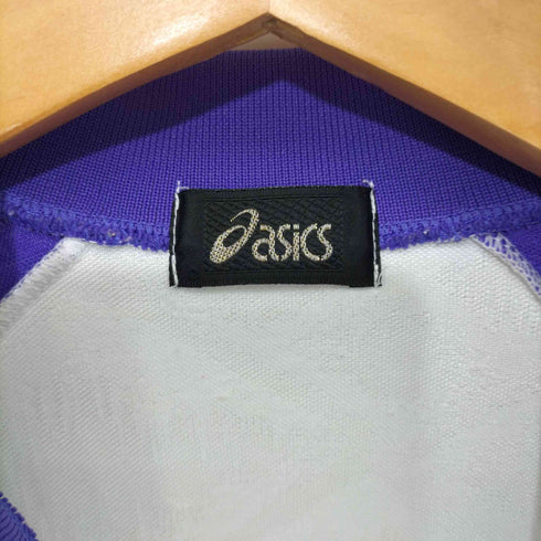 アシックス ASICS 00s Y2K 総柄バイカラーゲームシャツ メンズ