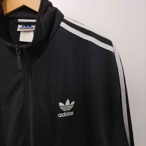アディダス adidas 90~2000s 万国旗タグ トレフォイルロゴ 3-STRIPESトラックジャケット メンズ import:M