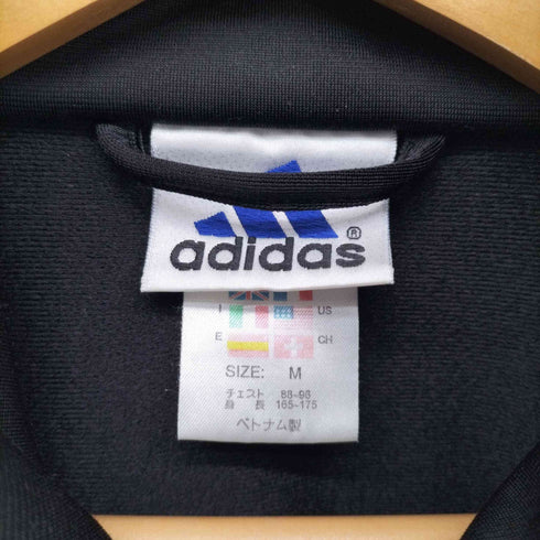 アディダス adidas 90~2000s 万国旗タグ トレフォイルロゴ 3-STRIPESトラックジャケット メンズ import:M