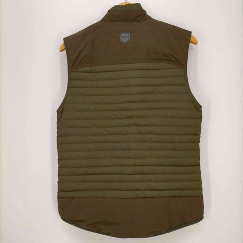 エディーバウアー Eddie Bauer リップストップ 切替 ダウンベスト メンズ JPN:XS