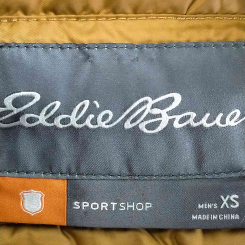 エディーバウアー Eddie Bauer リップストップ 切替 ダウンベスト メンズ JPN:XS