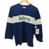 バーバリーズ BURBERRYS 70-80s ヘンリーネックロゴプリントロングスリーブTシャツ メンズ import:M