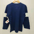 バーバリーズ BURBERRYS 70-80s ヘンリーネックロゴプリントロングスリーブTシャツ メンズ import:M