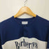 バーバリーズ BURBERRYS 70-80s ヘンリーネックロゴプリントロングスリーブTシャツ メンズ import:M