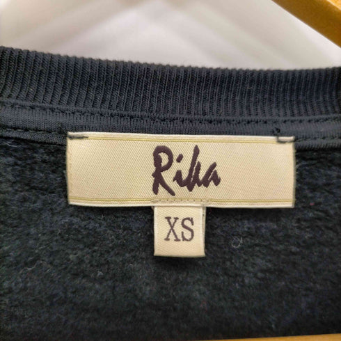 リカ RIKA STARGIRL TECHラバープリント Vガゼットラグランスウェット レディース import:XS