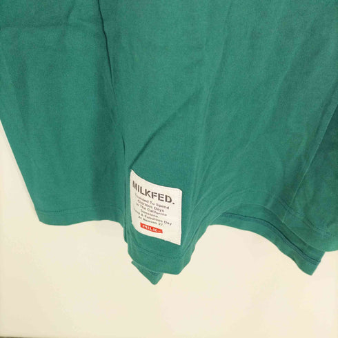 ミルクフェド MILKFED. ジップポケット ブロック切替 クルーネック S/S ワンピース レディース ONE SIZE