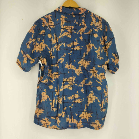 クーディプロダクション cootie productions レーヨン総柄 S/S オープンカラーシャツ メンズ import:L