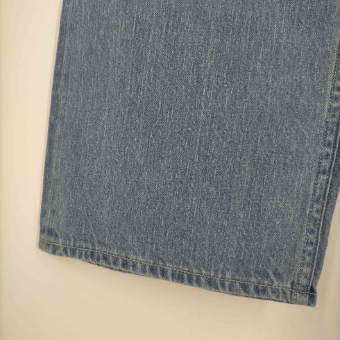 オーラリー AURALEE SELVEDGE FADED LIGHT DENIM WIDE PANTS メンズ JPN:4