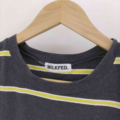 ミルクフェド MILK FED ボーダー クルーネック S/S ワンピース レディース ONE SIZE