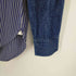 ビーケーティーバイブルックリンテーラーズ BkT by BROOKLYN TAILORS 異素材切替ストライプデニムシャツ 長袖 メンズ import:M