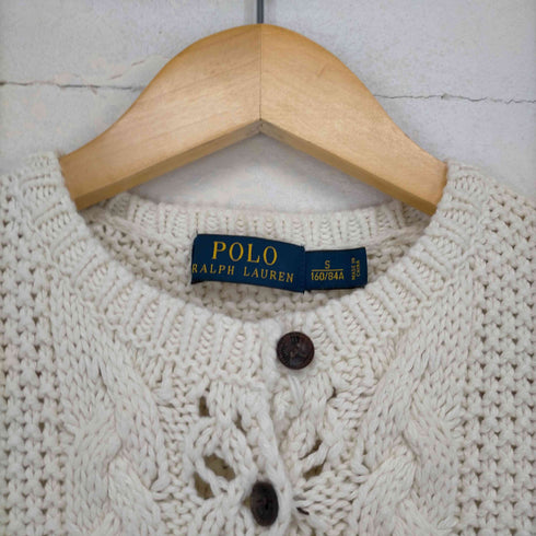 ポロラルフローレン POLO RALPH LAUREN 半袖ケーブルニットカーディガン レディース JPN:S
