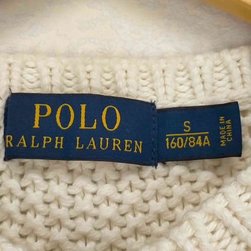 ポロラルフローレン POLO RALPH LAUREN 半袖ケーブルニットカーディガン レディース JPN:S