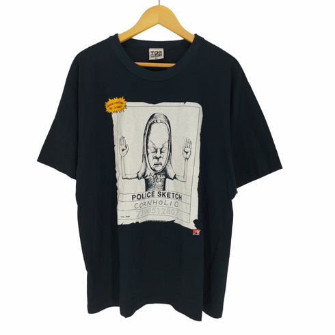 90S オーストラリア製 TOP HEAVY ボディ POLICE SKETCH キャラクター プリント Tシャツ コピーライト1997 メンズ import:XL