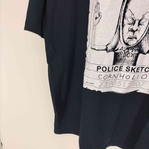 90S オーストラリア製 TOP HEAVY ボディ POLICE SKETCH キャラクター プリント Tシャツ コピーライト1997 メンズ import:XL