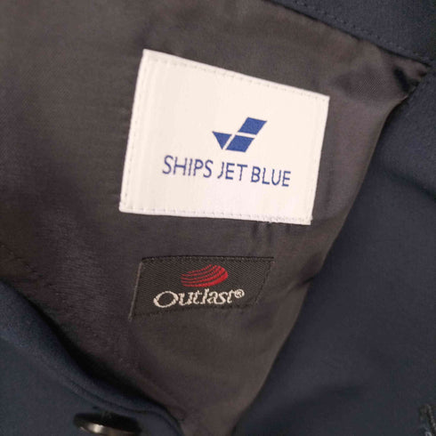 シップスジェットブルー SHIPS JET BLUE 4WAY ストレッチ 2B スーツ セットアップ メンズ L